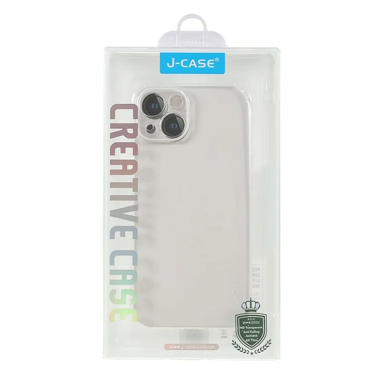 Чехол для iPhone 13 mini 5.4 дюйма серии Clarity от J-CASE, ударопрочный, устойчивый к царапинам, из ТПУ 