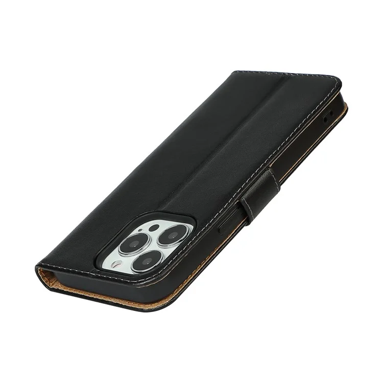 Echter Lederstaub-sicht-telefonabdeckung Anti-kratzer-brieftasche Telefonhülle Für Iphone 13 Pro 6.1 Zoll
