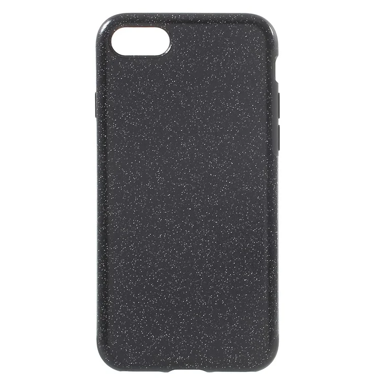 Flash Powder TPU Back Shell for iPhone 8 / 7 4.7 inch - Black