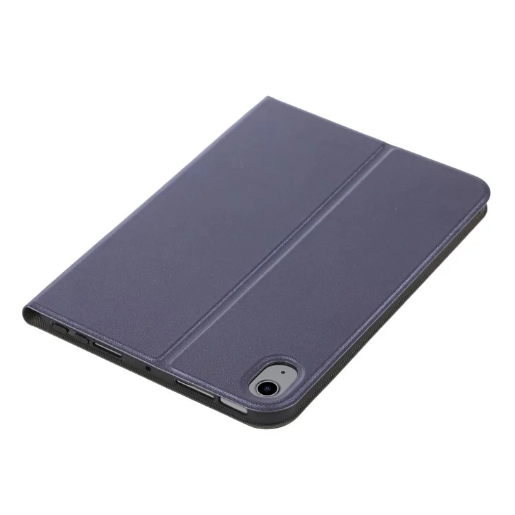 Pour iPad mini (2024) / mini (2021) Coque de protection Auto Wake / Sleep Étui en cuir PU avec support - Bleu foncé