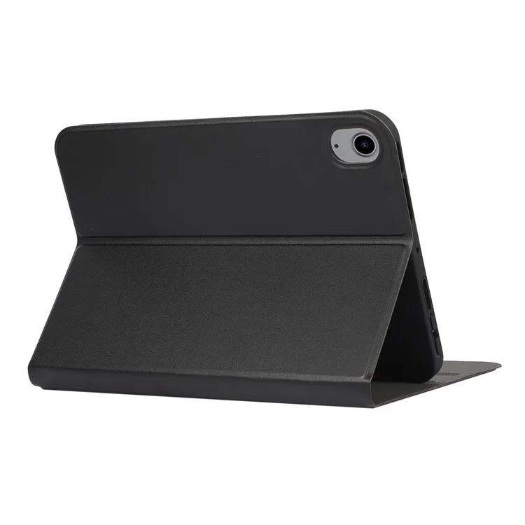 Funda protectora para iPad mini (2024) / mini (2021), cubierta de tableta de cuero PU con función de encendido/apagado automático y soporte - Negro