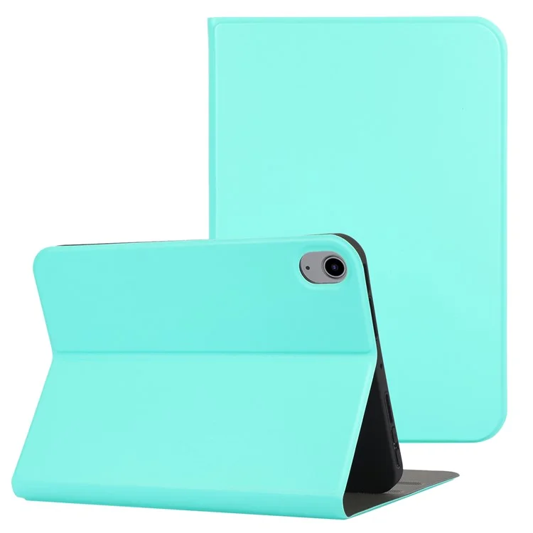 Anti-kratzer Feste Farbe PU Leder Schutzhülle Mit Stand Für Apple Ipad Mini (2021)/mini 6 - Grün