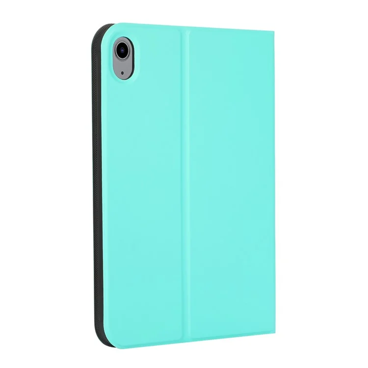Anti-kratzer Feste Farbe PU Leder Schutzhülle Mit Stand Für Apple Ipad Mini (2021)/mini 6 - Grün