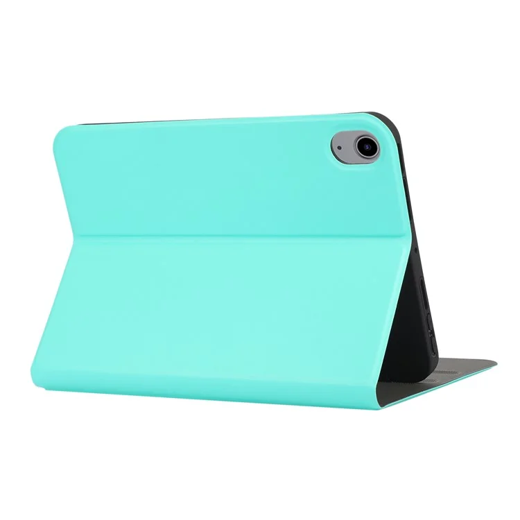 Anti-kratzer Feste Farbe PU Leder Schutzhülle Mit Stand Für Apple Ipad Mini (2021)/mini 6 - Grün