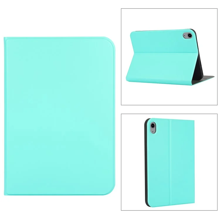 Anti-kratzer Feste Farbe PU Leder Schutzhülle Mit Stand Für Apple Ipad Mini (2021)/mini 6 - Grün