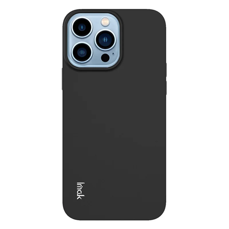 IMAK UC-2 Series Scratch-resistant Flexible TPU Skin-feel Phone Cover Case for iPhone 13 Pro Max 6.7 inch - Black