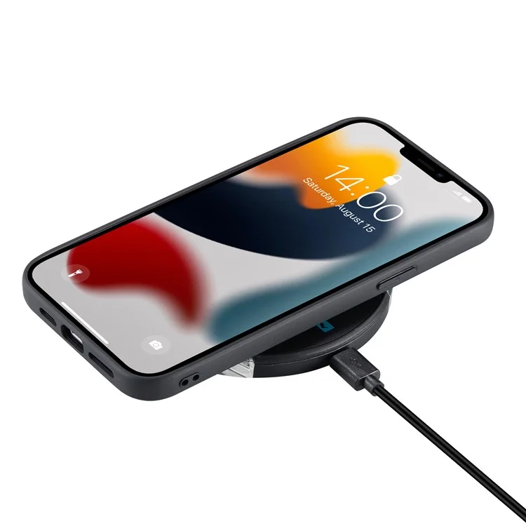 JEEHOOD Kickstand Design Gut Geschützte Magnetische Abnehmbare 2-in-1 Hybrid Tasche Mit Reißverschluss Geldbörse Für IPhone 13 Mini 5,4 Zoll - Braun