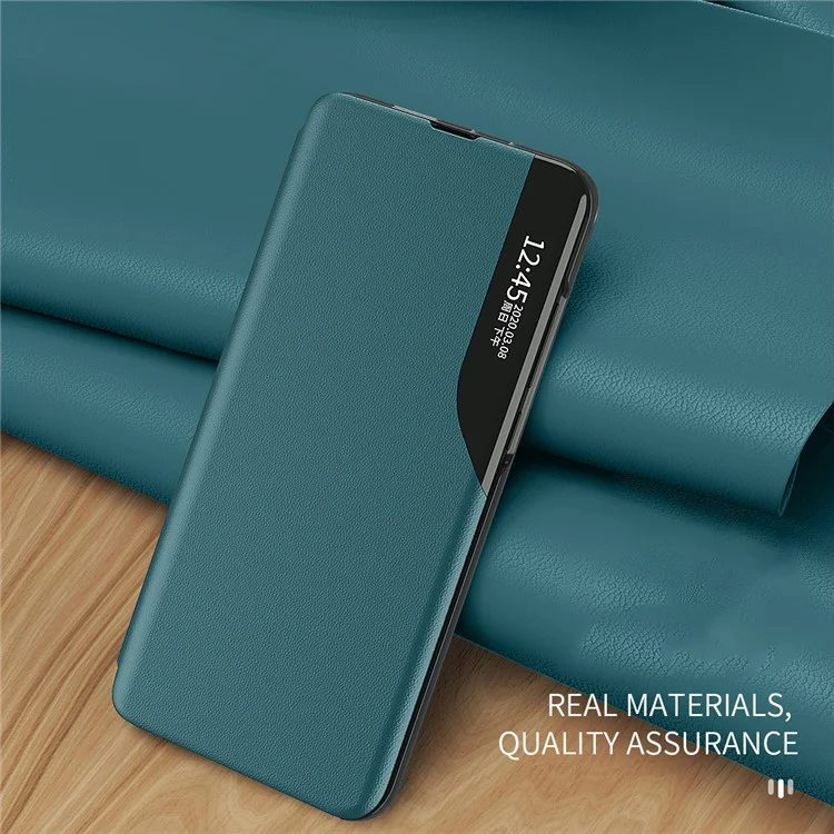 Étui Folio Flip en cuir PU avec support pour iPhone 13 6.1 pouces - Noir