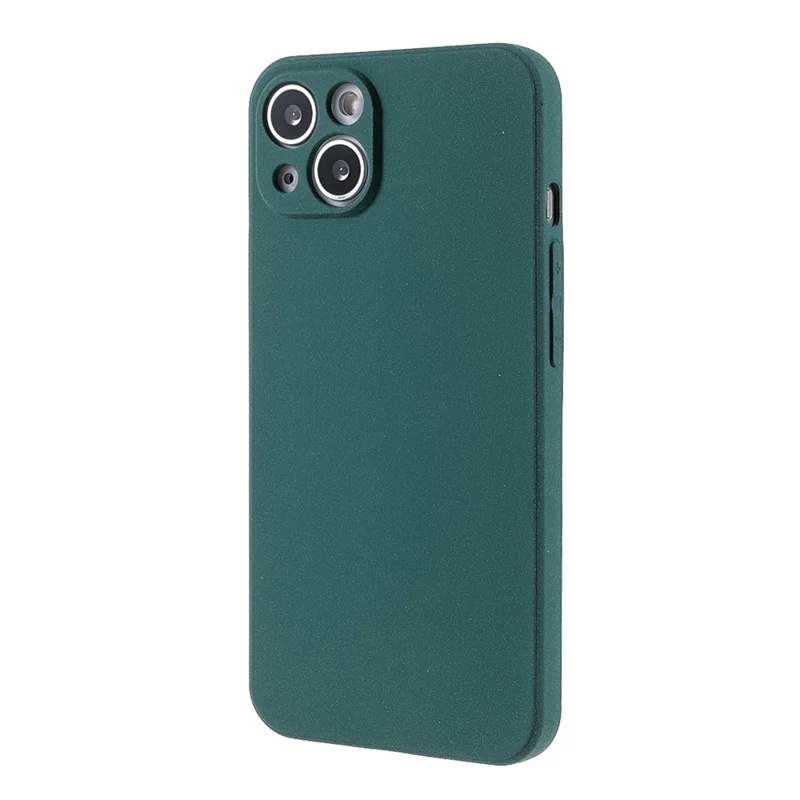 Anti-Scratch Anti-Drop Lightweight Double-Sided Frosted TPU Phone Shell for iPhone 13 mini 5.4 inch - Dark Green