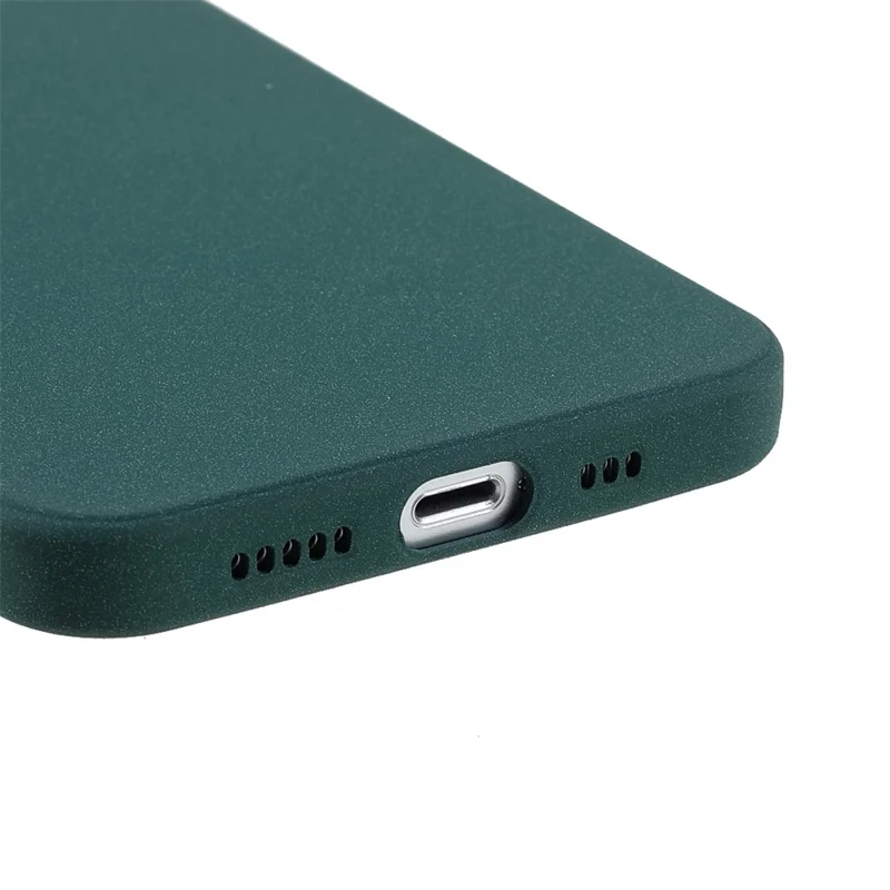 Anti-Scratch Anti-Drop Lightweight Double-Sided Frosted TPU Phone Shell for iPhone 13 mini 5.4 inch - Dark Green