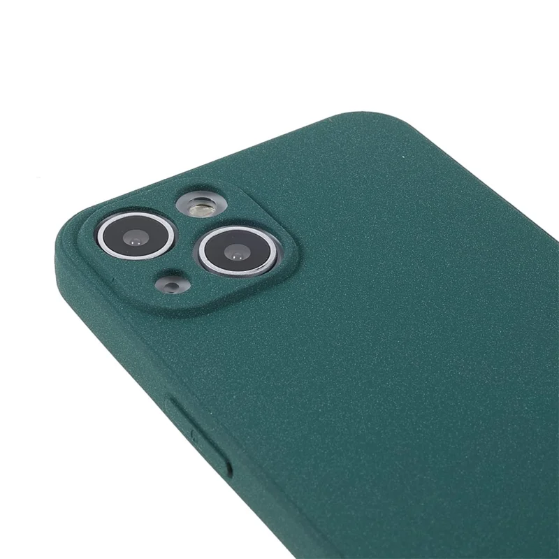 Anti-Scratch Anti-Drop Lightweight Double-Sided Frosted TPU Phone Shell for iPhone 13 mini 5.4 inch - Dark Green