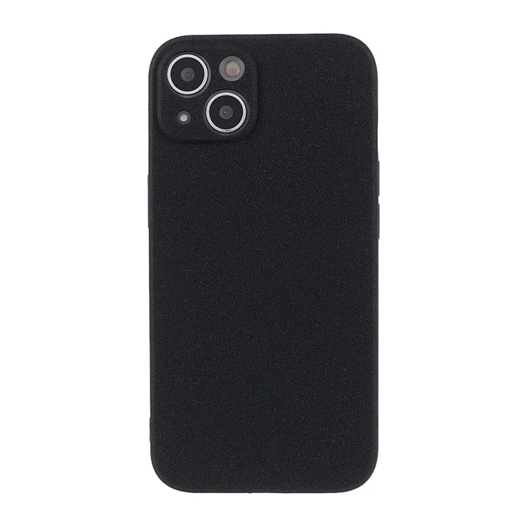 Double-sided Matte TPU Phone Protective Back Case Cover for iPhone 13 6.1 inch - Black