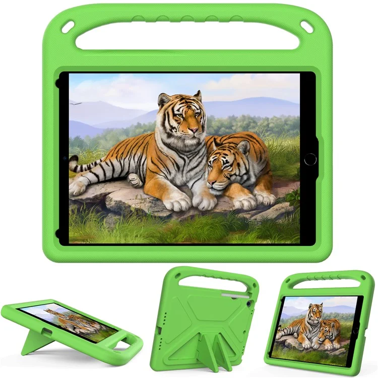 Hard Eva Anti-schock-tablet-hülle Mit Dem Handle-kickstand-design Für Ipad Air 10.5 Zoll (2019) / Ipad Pro 10,5 Zoll (2017) - Grün