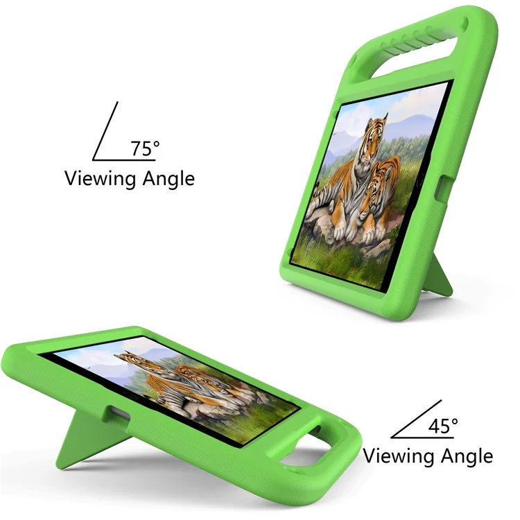 Hard Eva Anti-schock-tablet-hülle Mit Dem Handle-kickstand-design Für Ipad Air 10.5 Zoll (2019) / Ipad Pro 10,5 Zoll (2017) - Grün