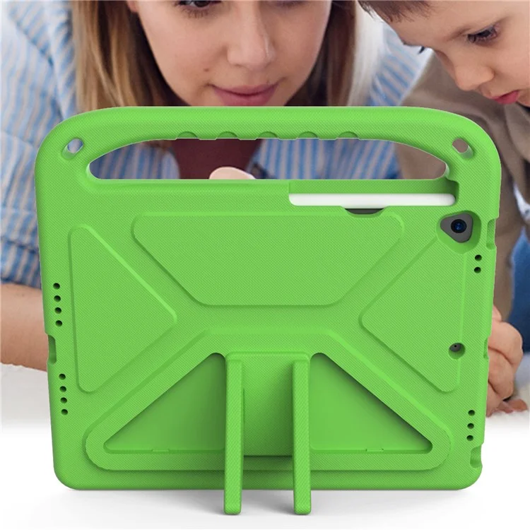 Hard Eva Anti-schock-tablet-hülle Mit Dem Handle-kickstand-design Für Ipad Air 10.5 Zoll (2019) / Ipad Pro 10,5 Zoll (2017) - Grün