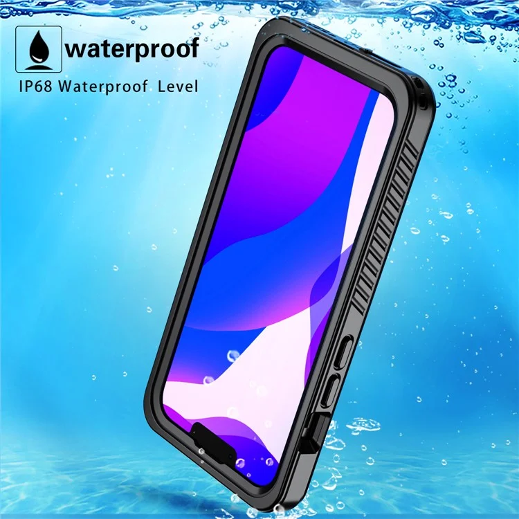 Fs Anti-Drop Series IP68 Antipolvere Impermeabile Custodia Trasparente per iPhone 13 6.1 pollici