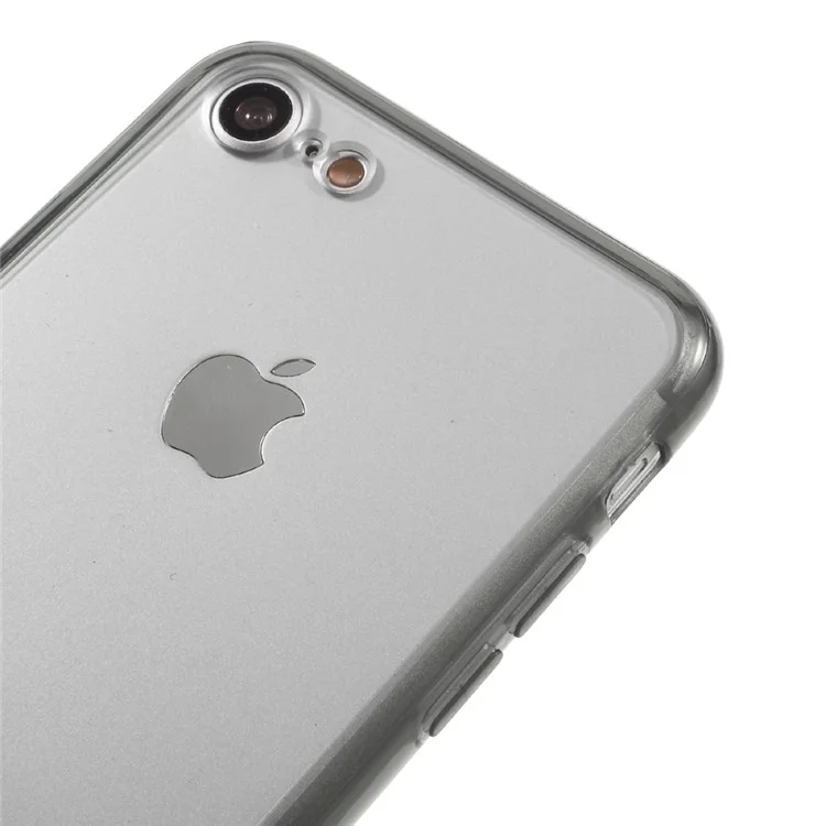 Clear Acrylic + TPU Hybrid Phone Case for iPhone 8/7 4.7 inch - Grey