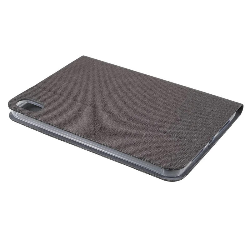 JFPTC Custodia Protettiva per Tablet in Vera Pelle PU con Texture in Tessuto Autoassorbente per iPad mini (2024) / mini (2021) - Grigio Scuro