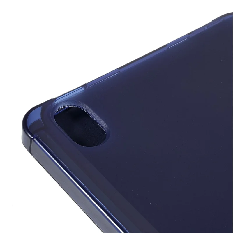 Чехол-подставка из искусственной кожи PU и термополиуретана TPU с отделением для стилуса, для iPad mini (2024) / mini (2021), темно-синий