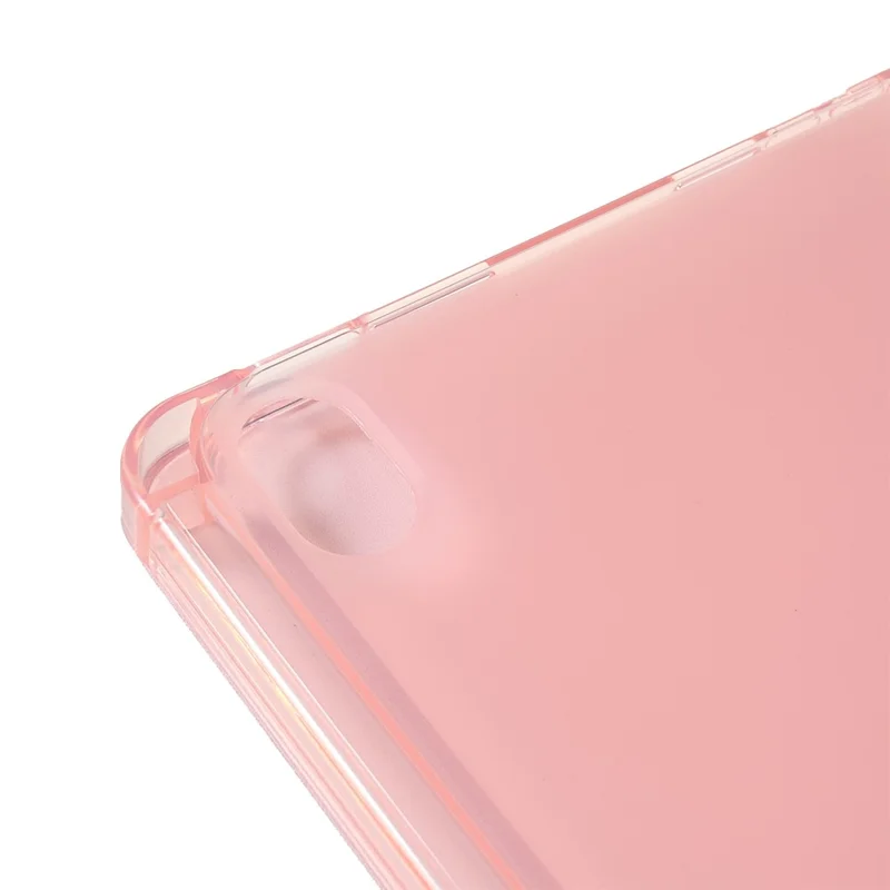 Tripod Stand PU Leather+TPU Tablet Protective Case Shell with Pen Slot for iPad mini (2024) / mini (2021) - Pink