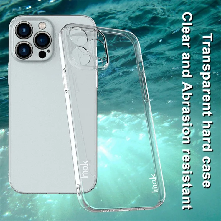 IMAK Crystal Case II Pro Hard PC Back Protective Slim Shockproof Case para iPhone 13 Pro Max 6.7 pulgadas
