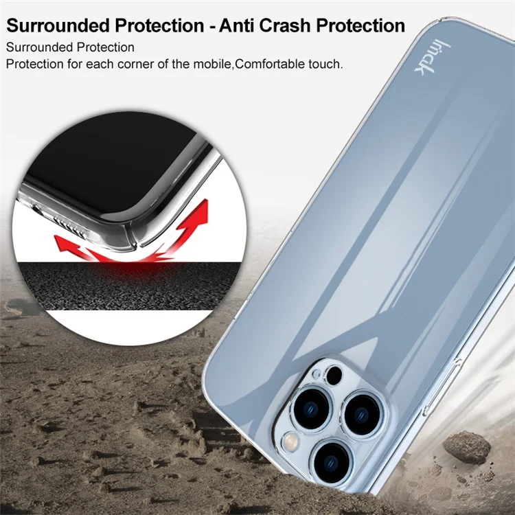 Imak Crystal Case II Pro Hard PC Back Protective Protective Slim Shock -improbador Para Iphone 13 Pro Max 6.7 Pulgadas