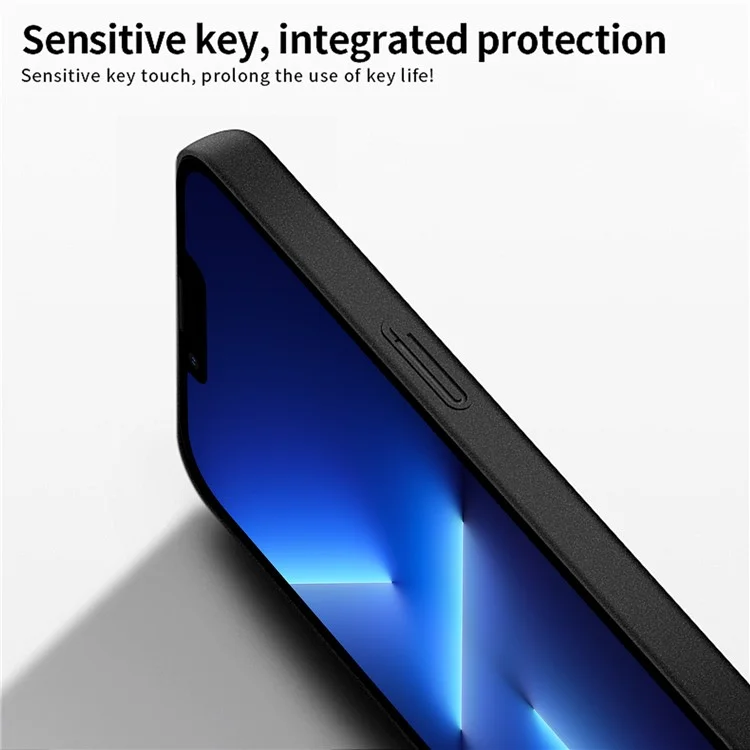 MOFI Shield Matte Series Impact-resistant Hard PC Back Cover Case für iPhone 13 Pro Max 6.7 Zoll - Schwarz