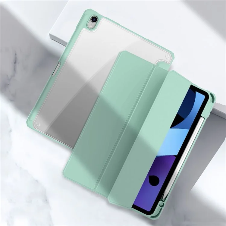 MUTURAL Lightweight PC+TPU Custodia per Tablet Leggera e Portatile con Porta Matita per iPad mini (2024) / mini (2021) - Verde Menta