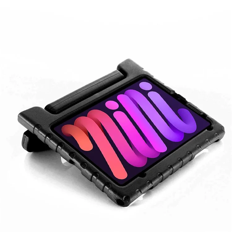 Étui de protection en EVA antichoc avec support pour iPad mini (2024) / mini (2021) - Noir