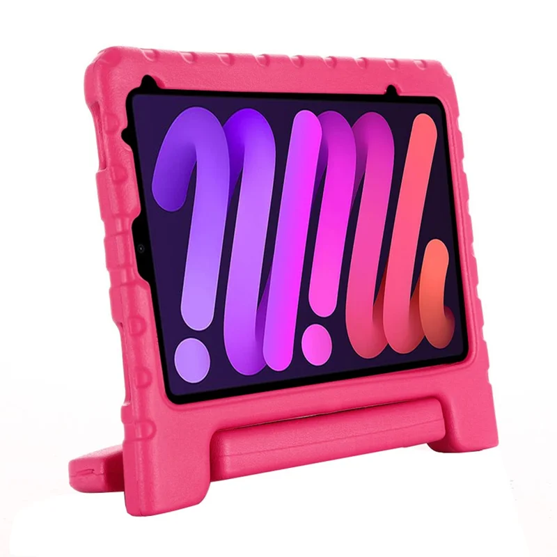 Cover protettiva in EVA con supporto pieghevole antiurto per iPad mini (2024) / mini (2021) - Rosso