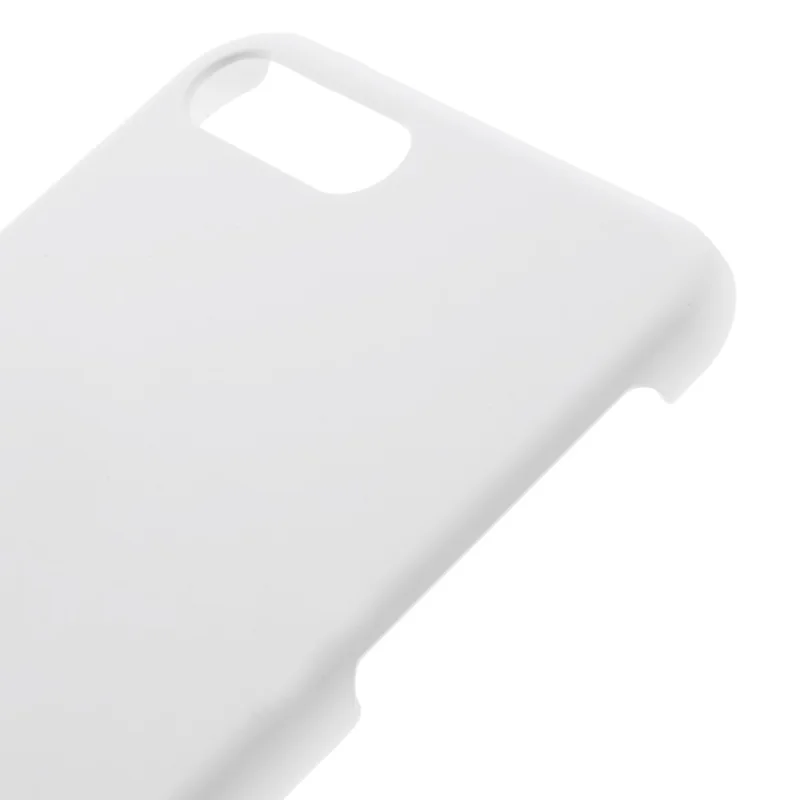 Rubberized Hard Plastic Case for iPhone 8 Plus / 7 Plus - White