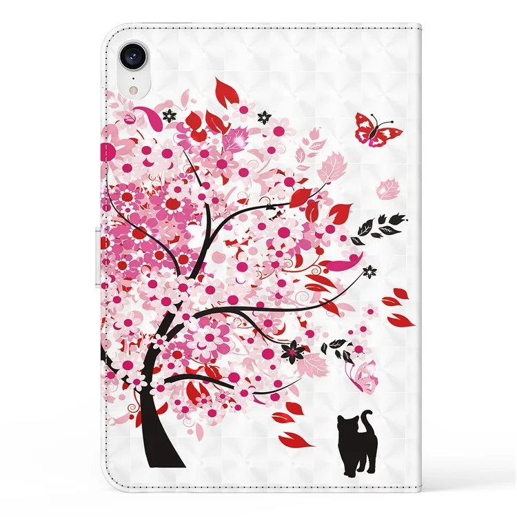 Pattern Printing Full Protection PU Leather Wallet Stand Tablet Case Cover for iPad mini (2024) / mini (2021) - Wish Tree
