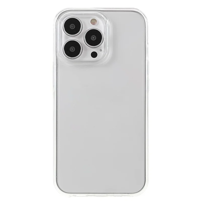 Transparent Anti-Drop Precise Cutout Detachable 2-in-1 TPU + PET + Acrylic Phone Hybrid Case Shell for iPhone 13 Pro 6.1 inch