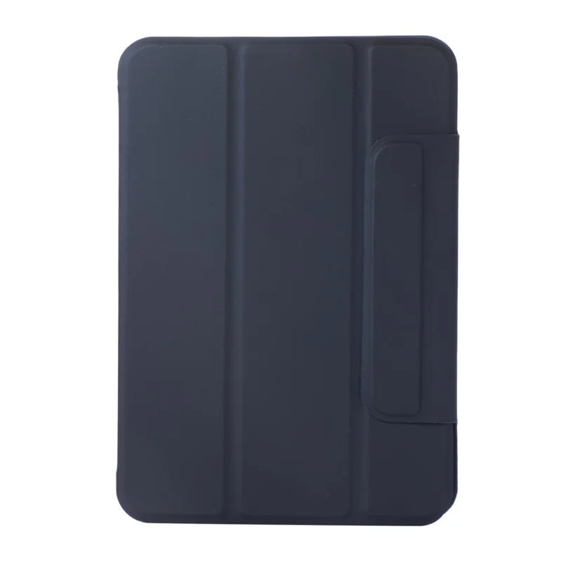 Auto-Absorbed Buckle Hard PC+PU Leather Tablet Case with Stand for iPad mini (2024) / mini (2021) - Dark Blue