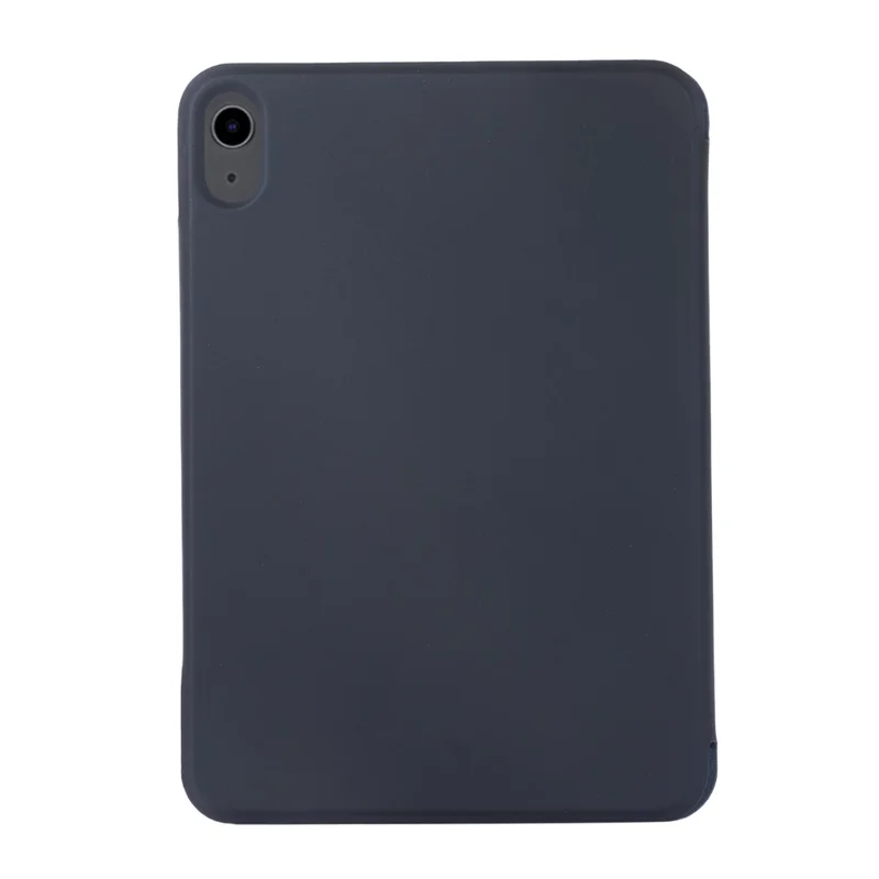 Auto-Absorbed Buckle Hard PC+PU Leather Tablet Case with Stand for iPad mini (2024) / mini (2021) - Dark Blue