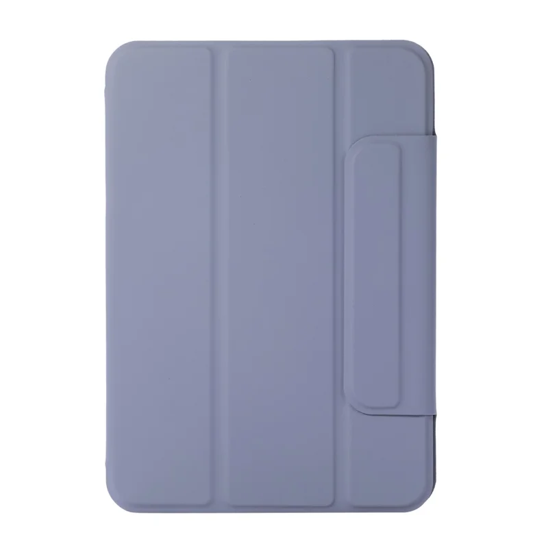 Auto-Absorbed Buckle Hard PC+PU Leather Tablet Case with Stand for iPad mini (2024) / mini (2021) - Lavender Purple