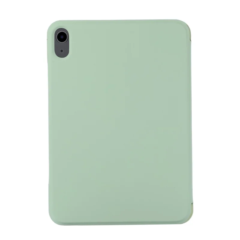 Auto-Absorbed Buckle Hard PC+PU Leather Tablet Case with Stand for iPad mini (2024) / mini (2021) - Matcha Green