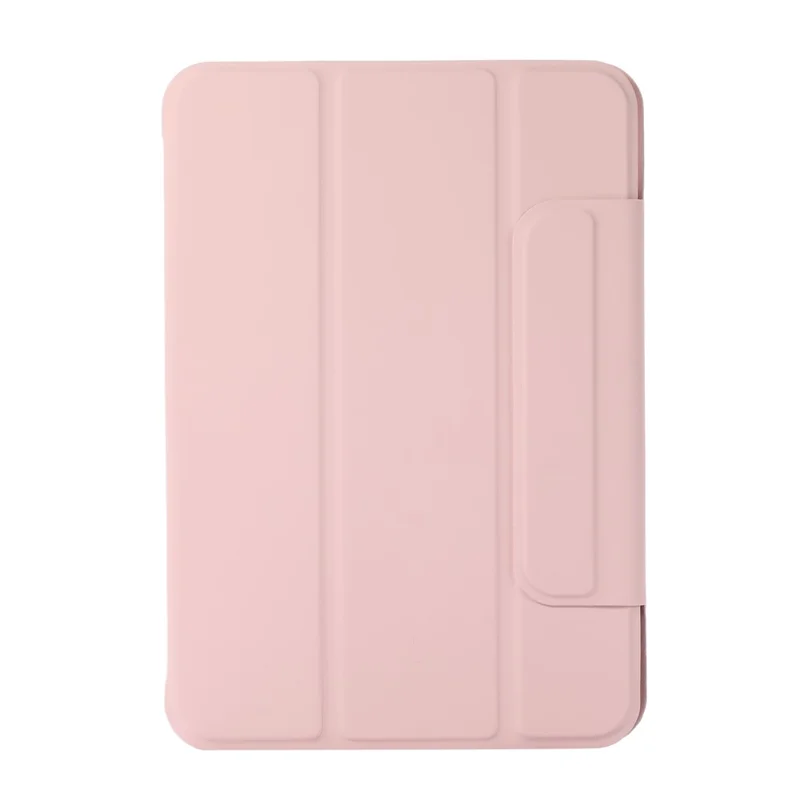 Magnetic Absorption Design Leather Stand Tablet Case Cover for iPad mini (2024) / mini (2021) - Pink