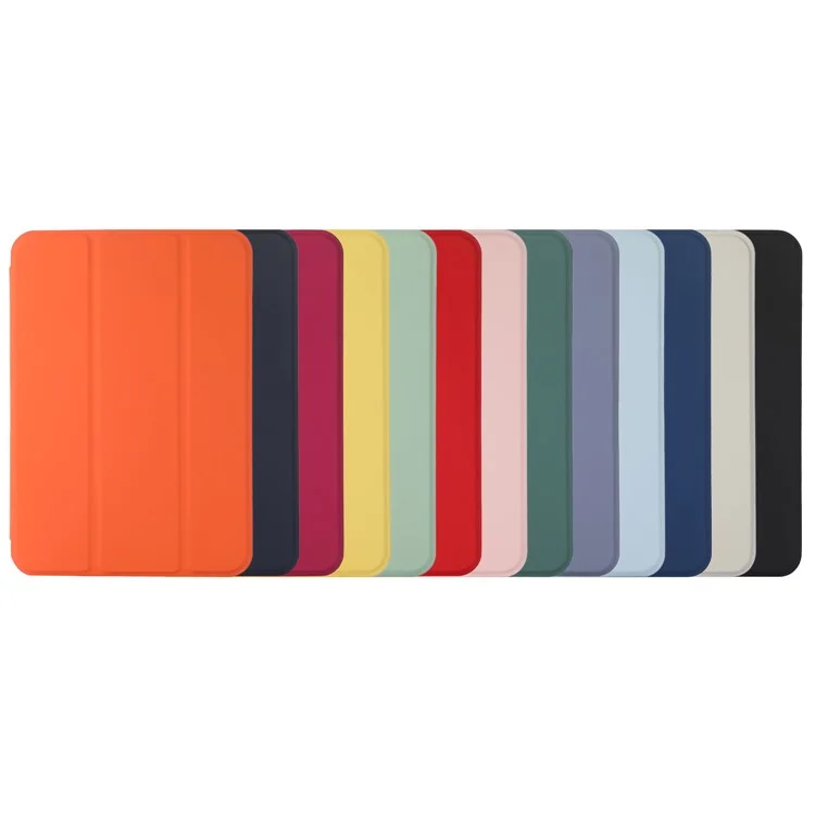 Étui de protection magnétique tout-terrain en PC dur et en cuir PU pour iPad mini (2024) / mini (2021) - Vert matcha