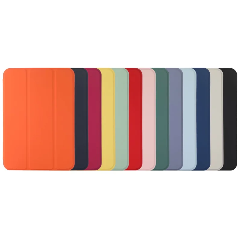 All-Round Protective Magnetic Hard PC PU Leather Tablet Cover Shell for iPad mini (2024) / mini (2021) - Baby Blue