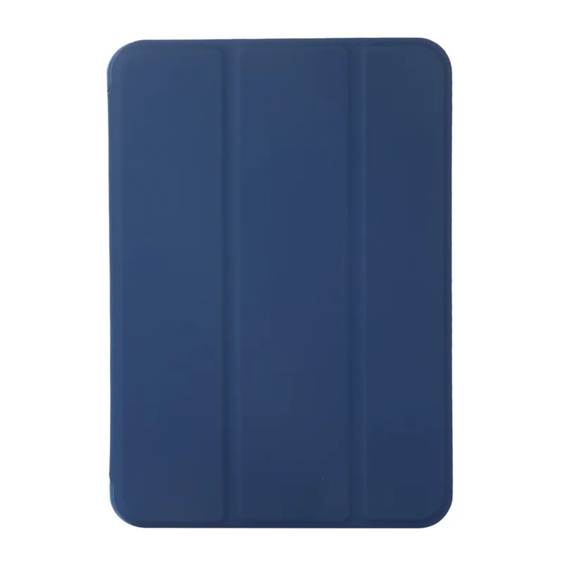 All-Round Protective Magnetic Hard PC PU Leather Tablet Cover Shell for iPad mini (2024) / mini (2021) - Navy Blue