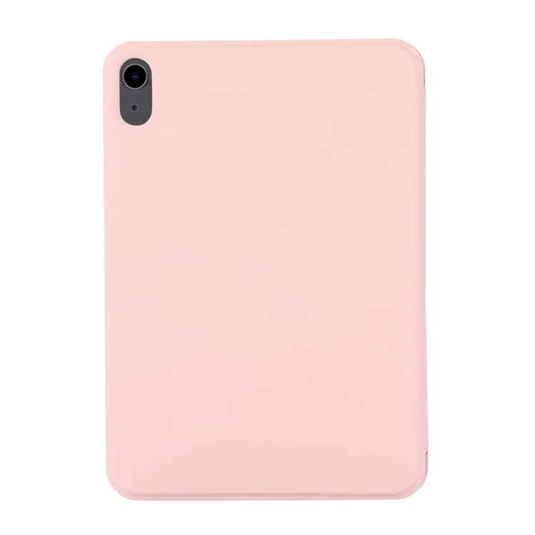 Étui de protection magnétique tout-terrain en PC rigide et cuir PU pour iPad mini (2024) / mini (2021) - Rose