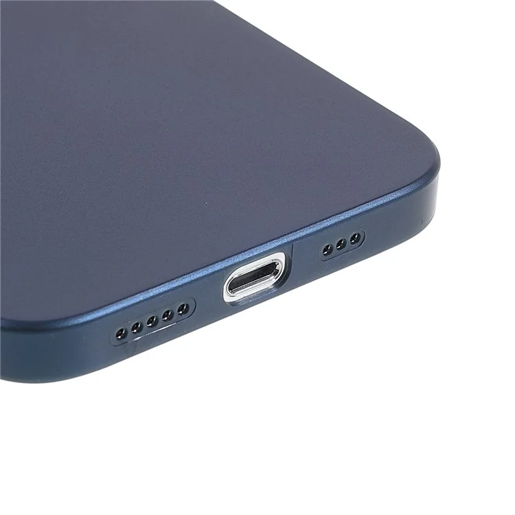 SURFACE MATTE ULTRA SLIME LUMIÈRE ANTI-Scratch CUTOUT CUPÉRATION DUR PC DUR PC POUR IPHONE 13 PRO 6.1 POUCES - Bleu
