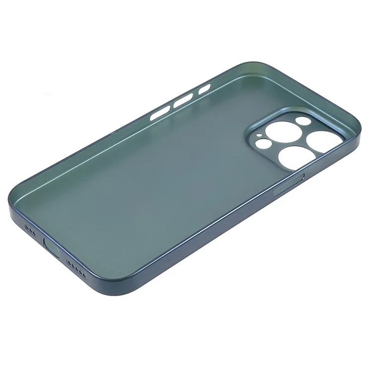 SURFACE MATTE ULTRA SLIME LUMIÈRE ANTI-Scratch CUTOUT CUPÉRATION DUR PC DUR PC POUR IPHONE 13 PRO 6.1 POUCES - Bleu
