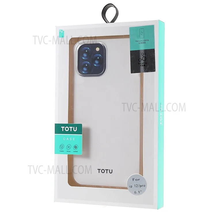 TOTU AA-067 Soft Series Shockproof Transparent Precise Cutout Flexible TPU Cases for iPhone 12/12 Pro 6.1 inch
