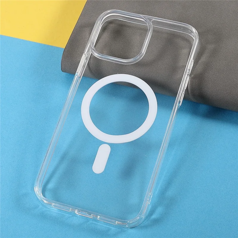 TOTU AA-160 Clear Anti-Drop Shockproof Magnetic Charging Function Acrylic and TPU Protective Case for iPhone 13 Pro Max 6.7 inch