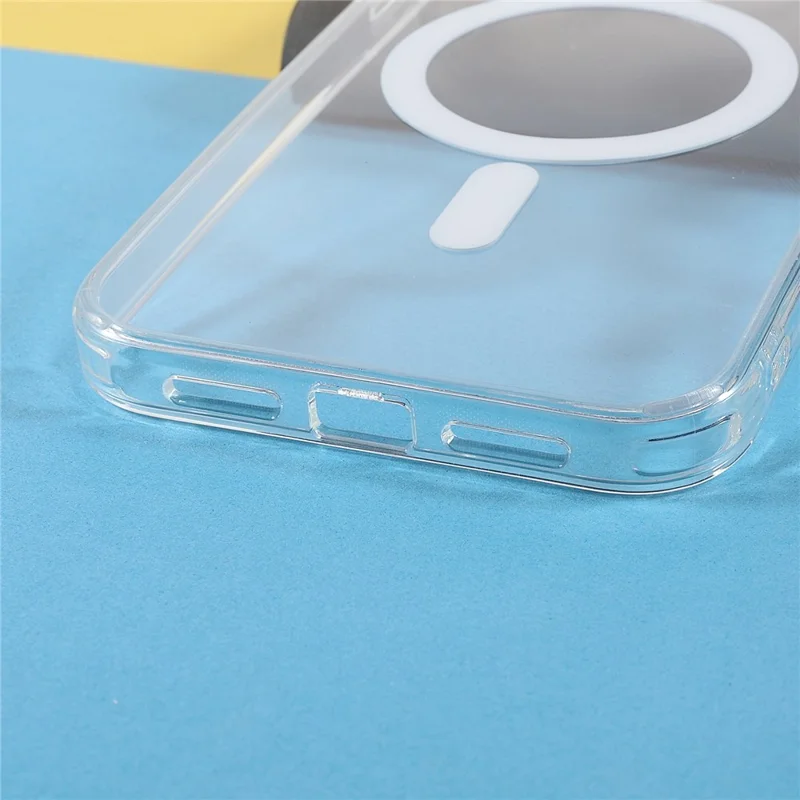TOTU AA-160 Clear Anti-Drop Shockproof Magnetic Charging Function Acrylic and TPU Protective Case for iPhone 13 Pro Max 6.7 inch