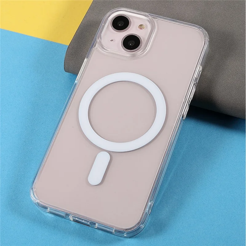 TOTU AA-160 Super Clear Shockproof Magnetic Hard Acrylic and Soft TPU Phone Case for iPhone 13 mini 5.4 inch