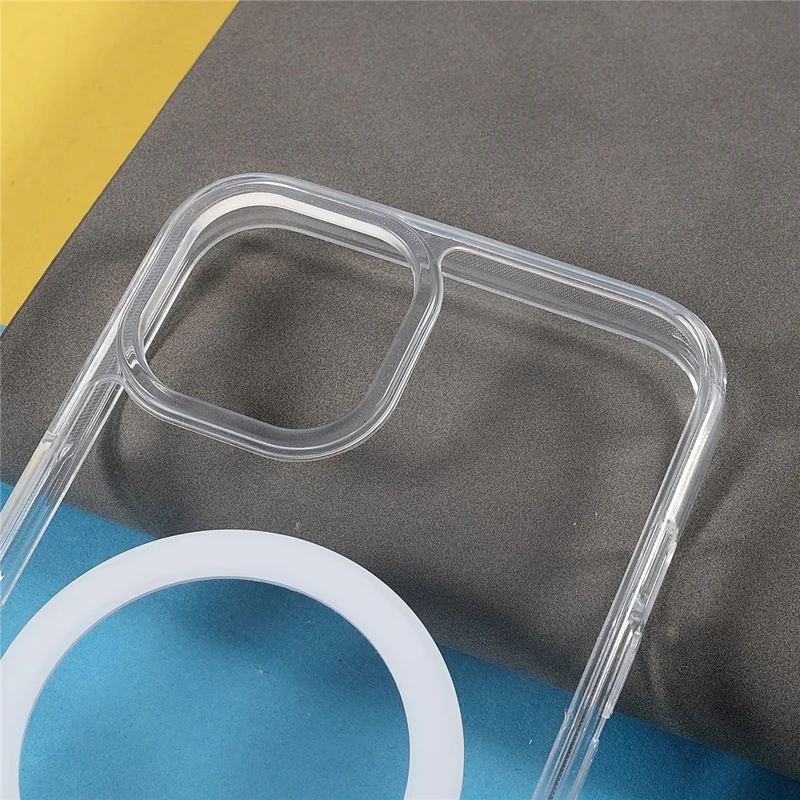 TOTU AA-160 Super Clear Shockproof Magnetic Hard Acrylic and Soft TPU Phone Case for iPhone 13 mini 5.4 inch