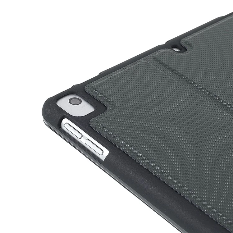 Housse de protection en cuir Kevlar X-LEVEL avec support automatique Veille/Réveil pour iPad 10.2 (2020) (2019) (2021) / iPad Air 10.5 pouces (2019) / iPad Pro 10.5 pouces (2017) - Vert